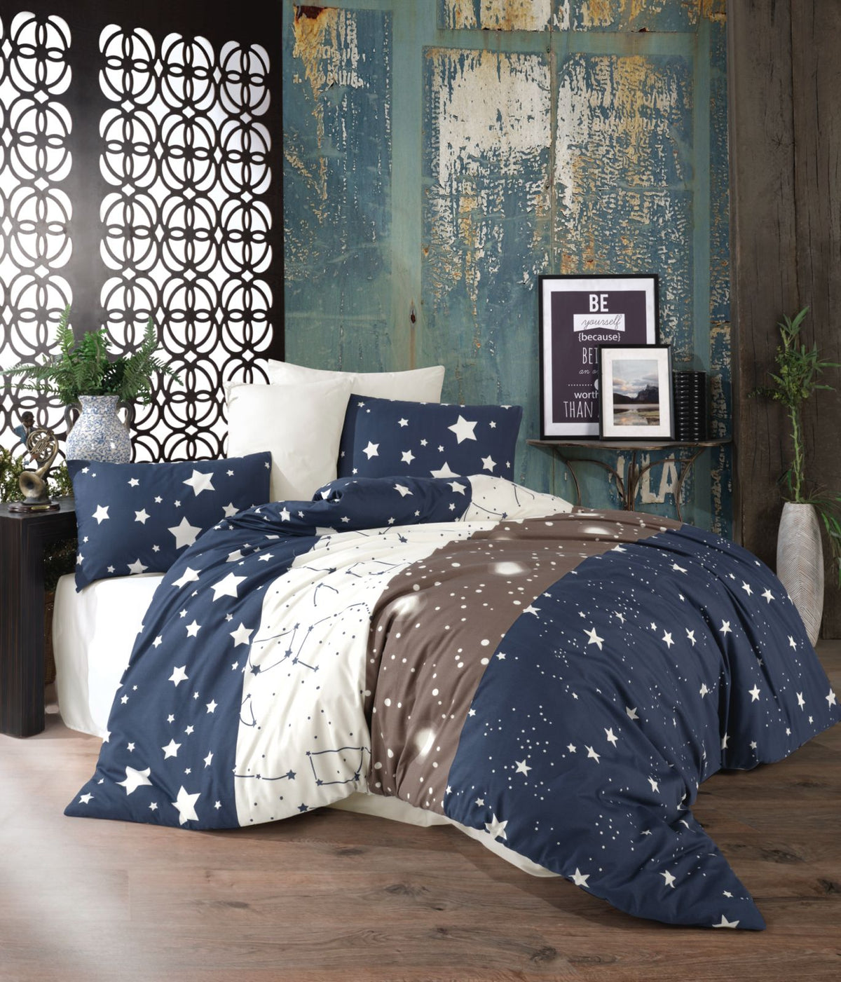 Parure de lit 200×220 cm en coffret cadeau – Élégance moderne et confort durable