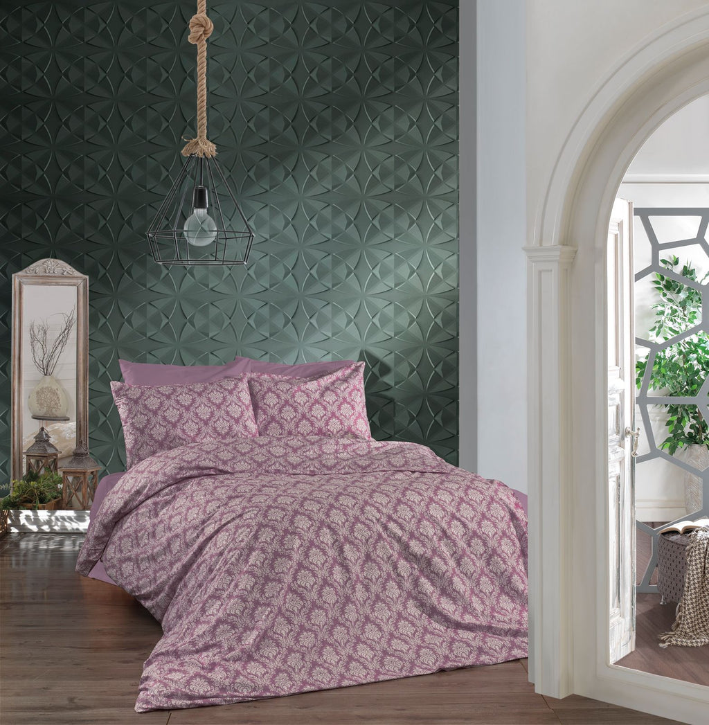 Parure housse de couette King Size – Literie confortable et résistante 220×240 cm + drap plat 240×260 cm + 2 taies 50×70 cm – Coffret cadeau élégant