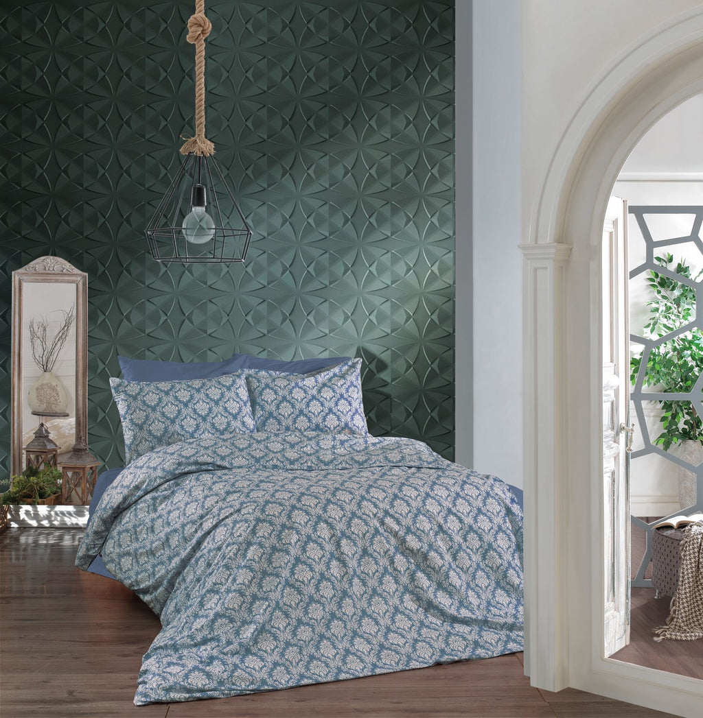 Parure housse de couette King Size – Literie confortable et résistante 220×240 cm + drap plat 240×260 cm + 2 taies 50×70 cm – Coffret cadeau élégant