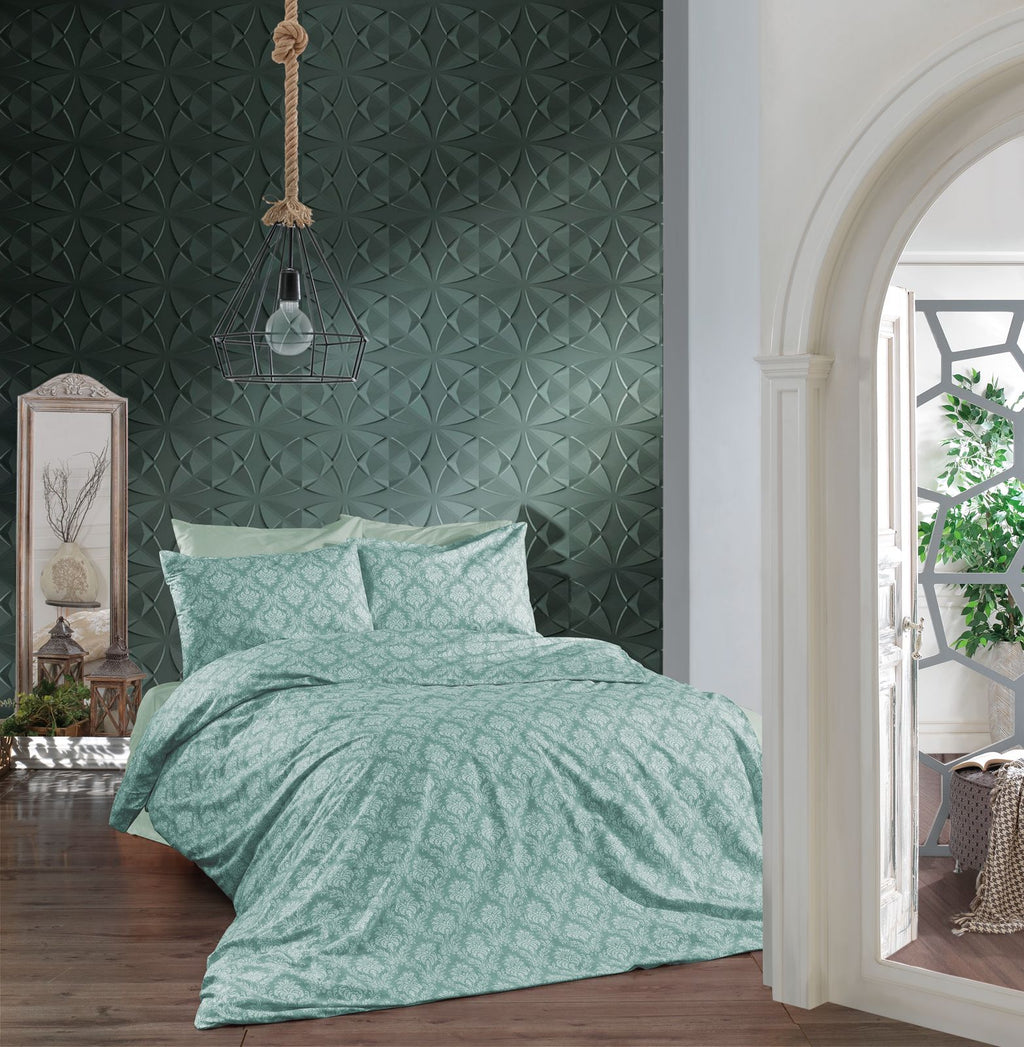 Parure housse de couette King Size – Literie confortable et résistante 220×240 cm + drap housse 160×200 +30 cm + 2 taies 50×70 cm – Coffret cadeau élégant