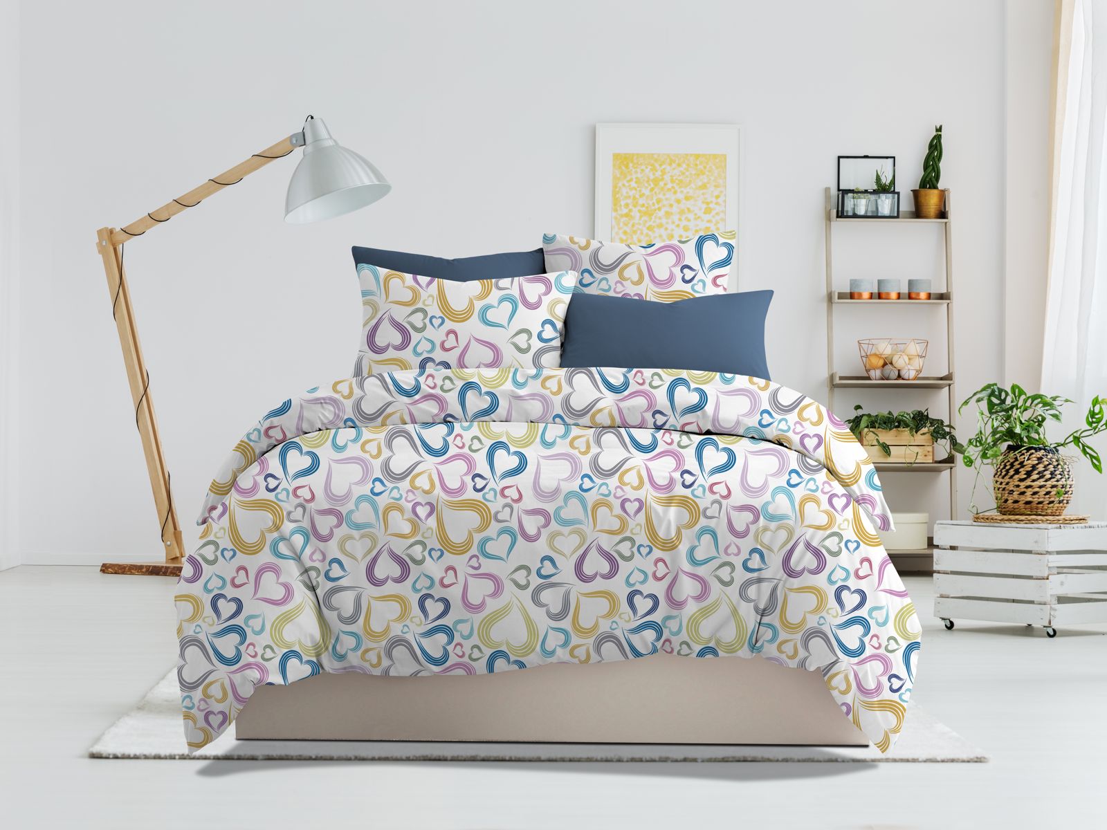 Parure de lit 200×220 cm en coffret cadeau – Élégance moderne et confort durable