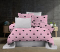 Parure housse de couette King Size – Literie confortable et résistante 220×240 cm + drap plat 240×260 cm + 2 taies 50×70 cm – Coffret cadeau élégant