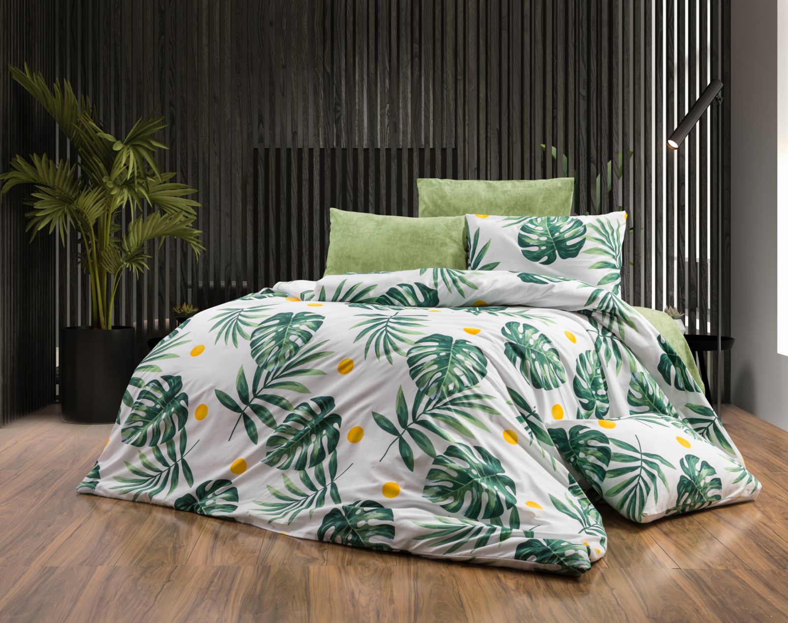 Parure housse de couette King Size – Literie confortable et résistante 220×240 cm + drap plat 240×260 cm + 2 taies 50×70 cm – Coffret cadeau élégant