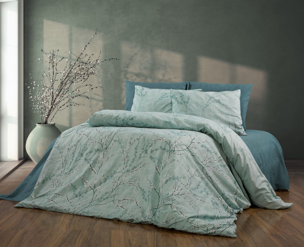 Parure housse de couette King Size – Literie confortable et résistante 220×240 cm + drap plat 240×260 cm + 2 taies 50×70 cm – Coffret cadeau élégant