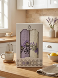 Torchons de Cuisine Brodés 40x60 cm – Lot de 2 – Élégance et Absorption au Quotidien | Maison Royale Collection
