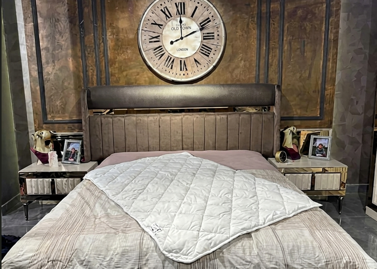 Couette Bébé Premium en Pure Laine d’Agneau 95x145 cm – 100 % Naturelle – Confort Toutes Saisons | Maison Royale Collection