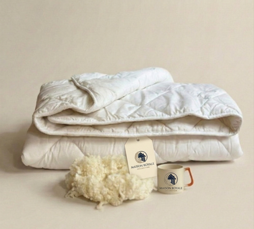 Couette 4 Saisons en Laine Mérinos 220x240 – 3.5 kg – 662 g/m²  | Maison Royale Collection