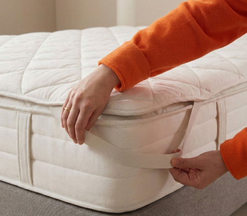 Surmatelas en Laine Mérinos 180x200 – Confort Naturel Premium | Maison Royale Collection