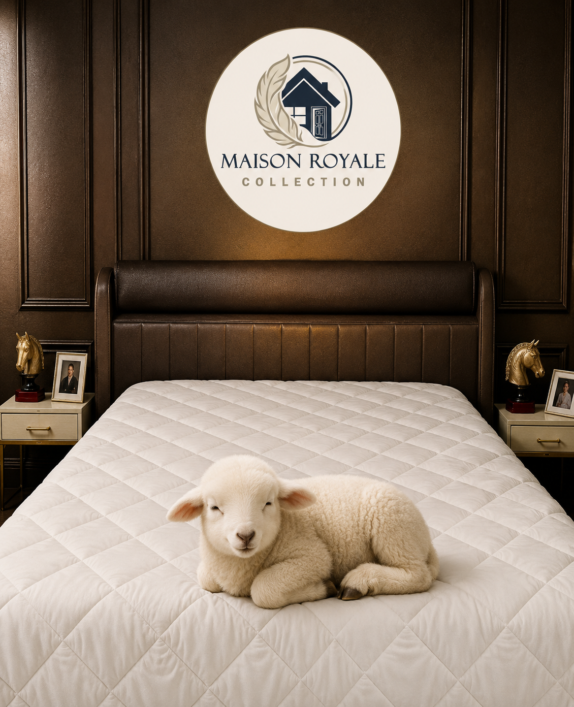 Oreiller Ferme en Laine Mérinos 50x70 – Garnissage 1250 g | Maison Royale Collection
