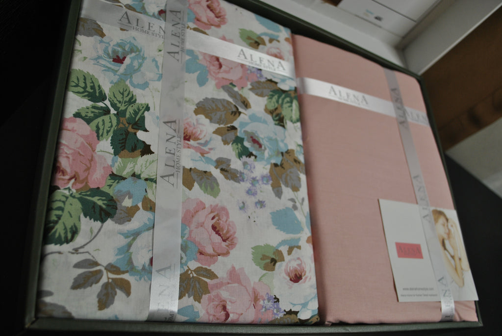 Parure housse de couette 100% coton 60 fils – Literie premium 200×220 cm + drap housse 160×200 +30 cm + 2 taies 50×70 cm – Coffret cadeau élégant avec ruban