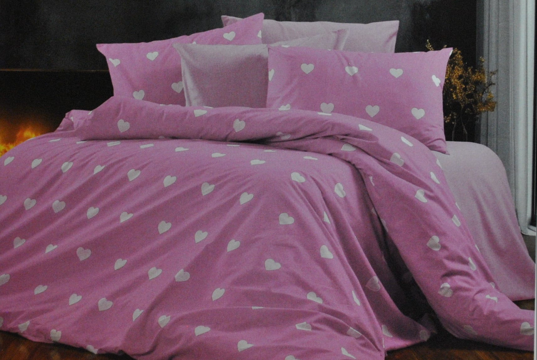 Parure housse de couette King Size – Literie confortable et résistante 220×240 cm + drap housse 160×200 +30 cm + 2 taies 50×70 cm – Coffret cadeau élégant