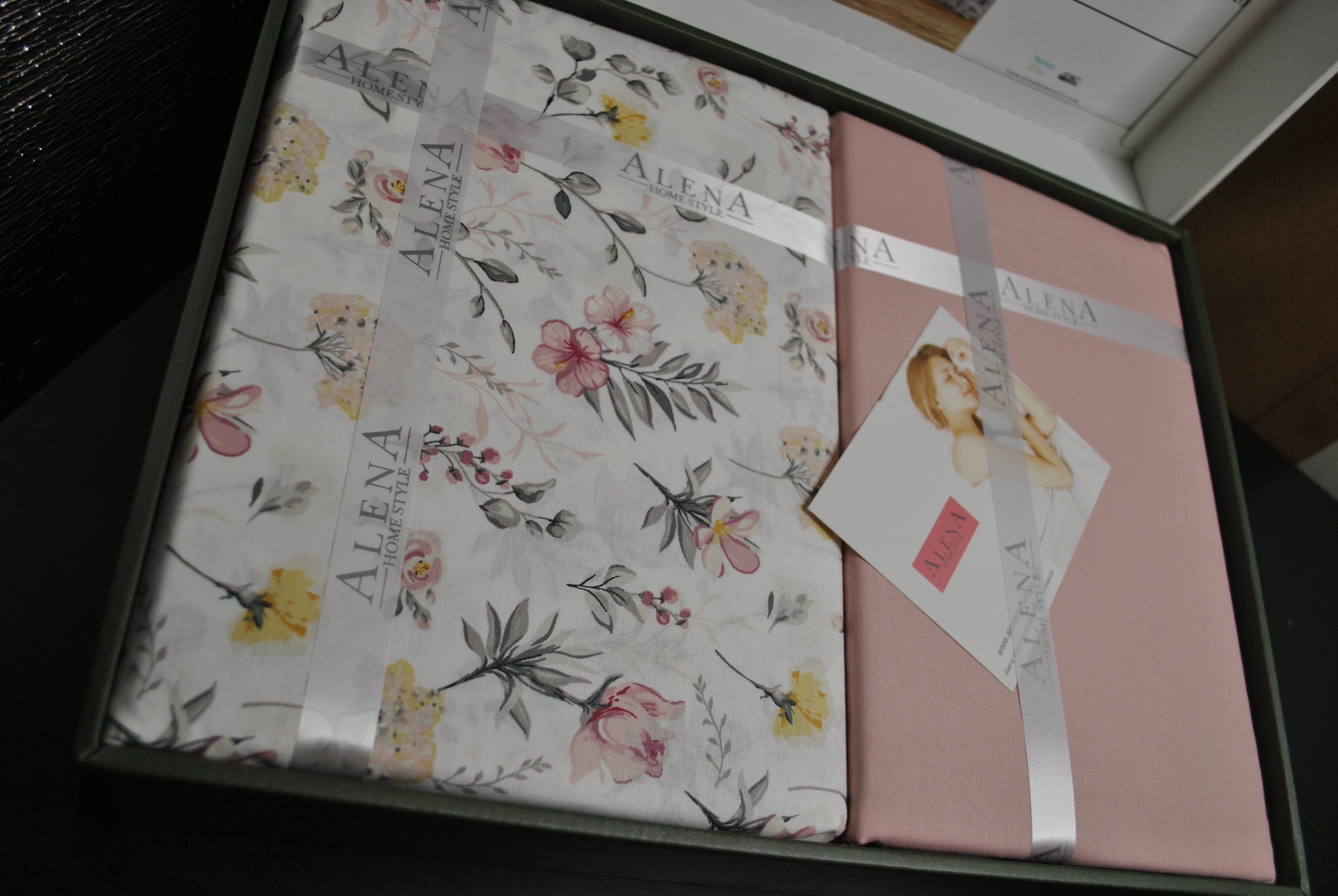 Parure housse de couette King Size 100% coton 60 fils – Literie premium 220×240 cm + drap plat 240×260 cm + 2 taies 50×70 cm – coffret cadeau élégant avec ruban