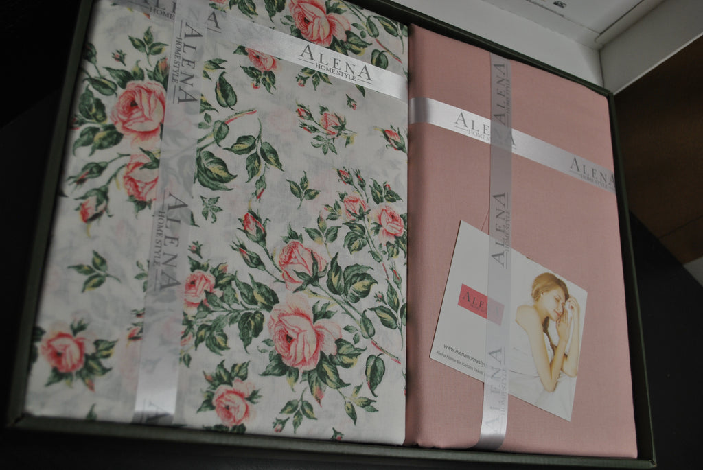 Parure housse de couette King Size 100% coton 60 fils – Literie premium 220×240 cm + drap plat 240×260 cm + 2 taies 50×70 cm – coffret cadeau avec ruban