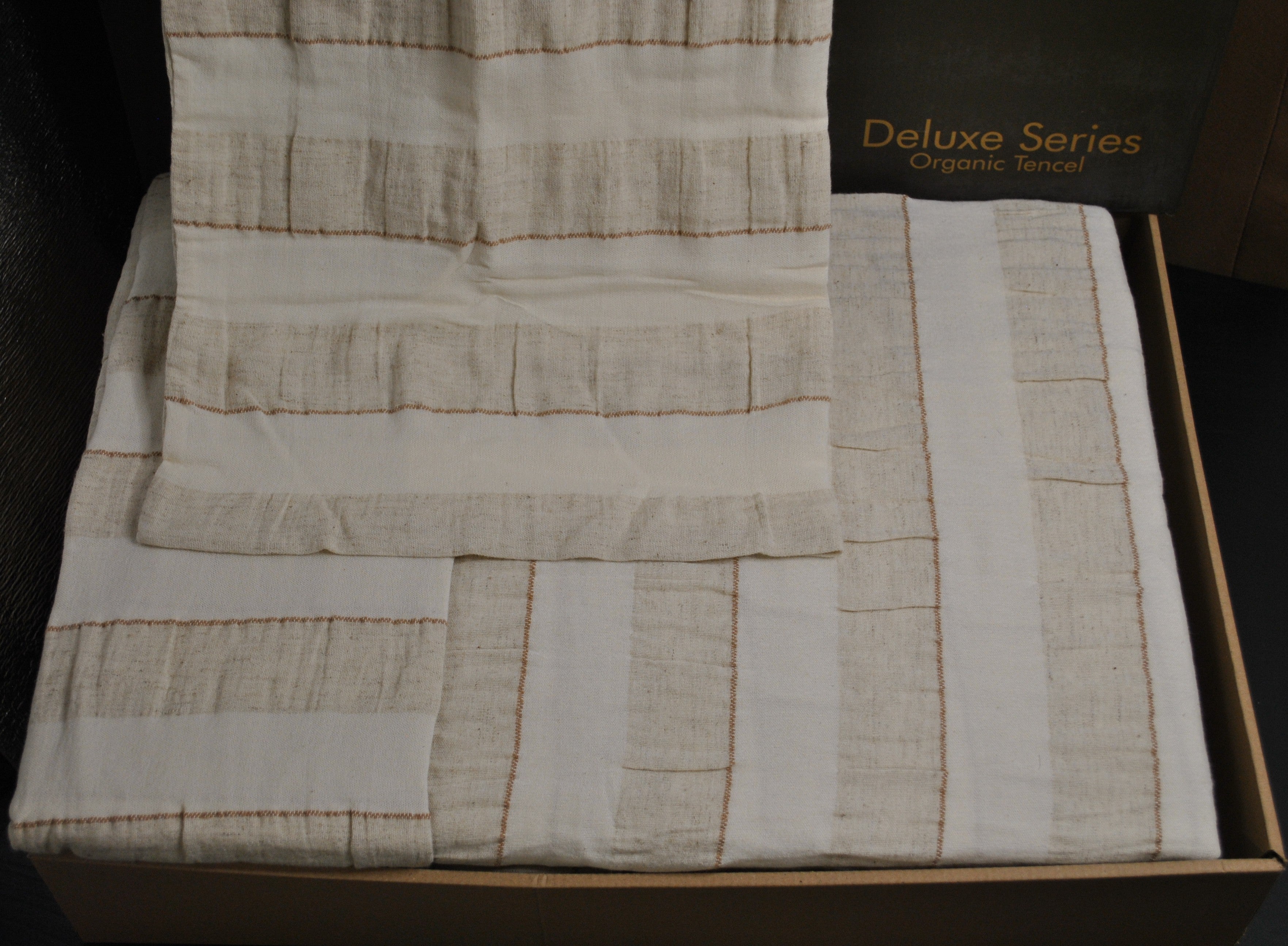Parure de lit Royal en lin 200x220 – 40% Lin & 60% Coton – Respirante & Toutes Saisons | Maison Royale Collection