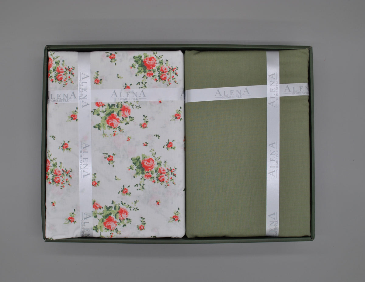 Parure housse de couette King Size 100% coton 60 fils – Literie premium 220×240 cm + drap plat 240×260 cm + 2 taies 50×70 cm – coffret cadeau élégant avec ruban
