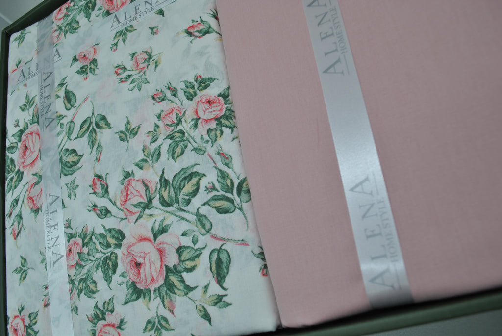 Parure housse de couette King Size 100% coton 60 fils – Literie premium 220×240 cm + drap plat 240×260 cm + 2 taies 50×70 cm – coffret cadeau avec ruban