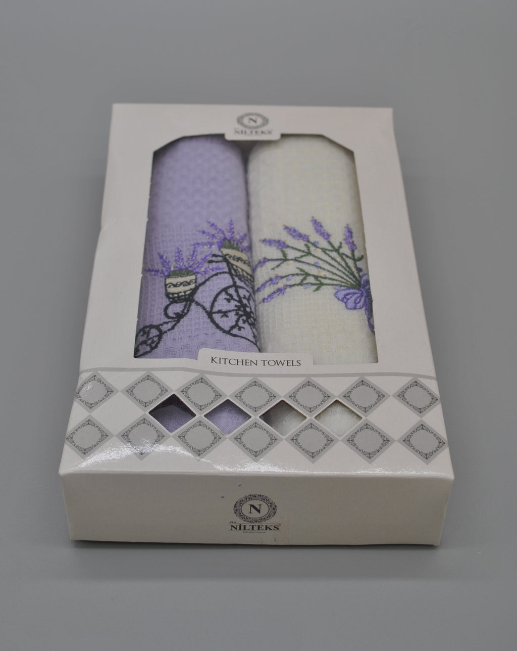 Torchons de Cuisine Brodés 40x60 cm – Lot de 2 – Élégance et Absorption au Quotidien | Maison Royale Collection