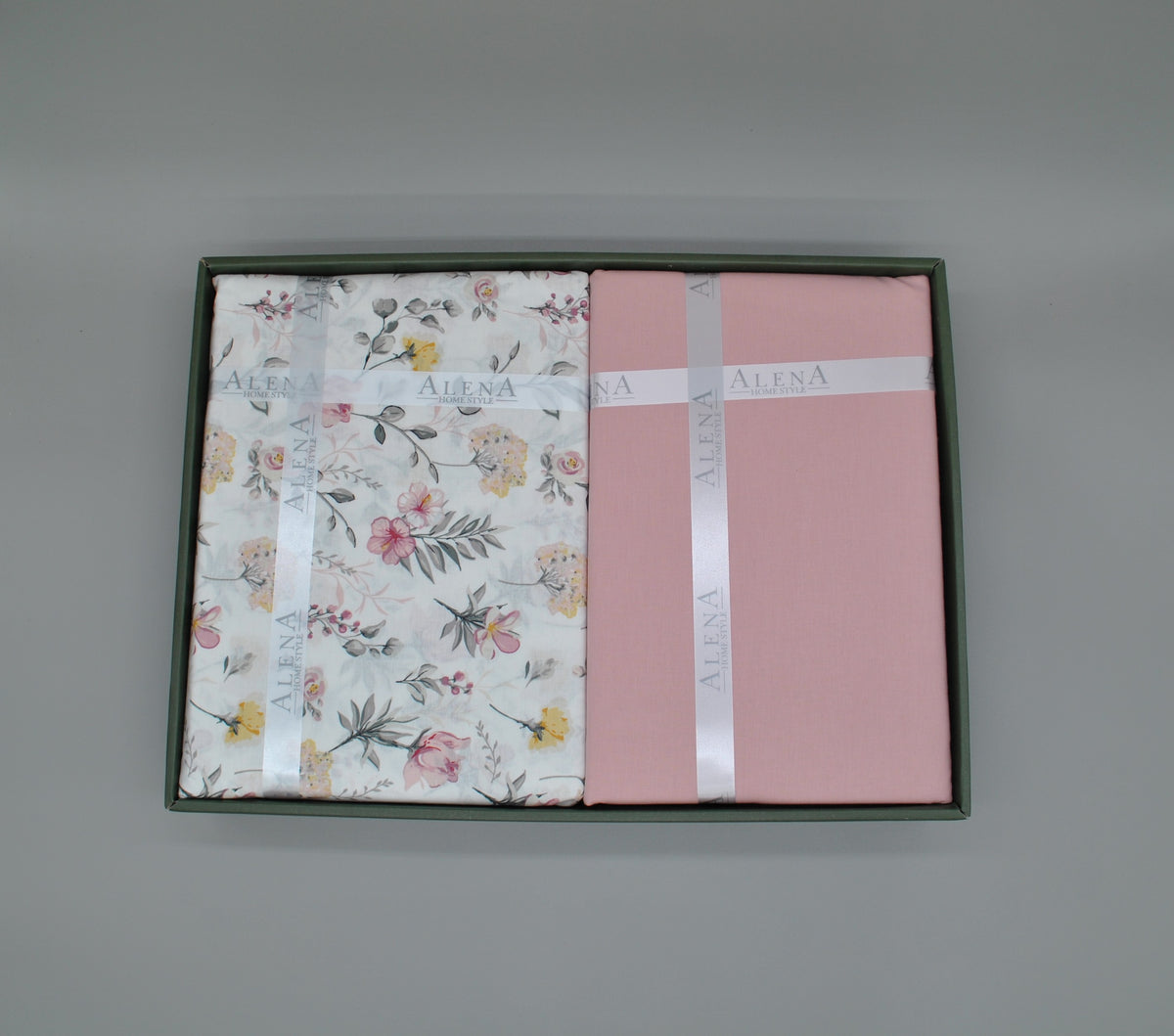 Parure housse de couette King Size 100% coton 60 fils – Literie premium 220×240 cm + drap plat 240×260 cm + 2 taies 50×70 cm – coffret cadeau élégant avec ruban