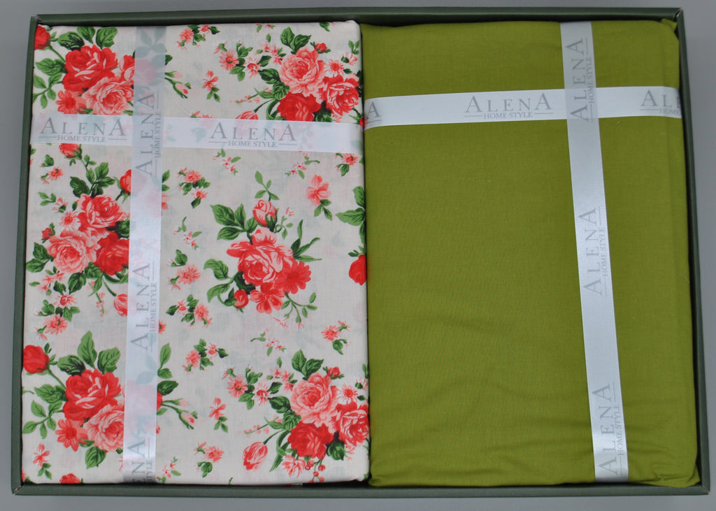Parure housse de couette 100% coton 60 fils – Literie premium 200×220 cm + drap housse 160×200 +30 cm + 2 taies 50×70 cm – Coffret cadeau élégant avec ruban