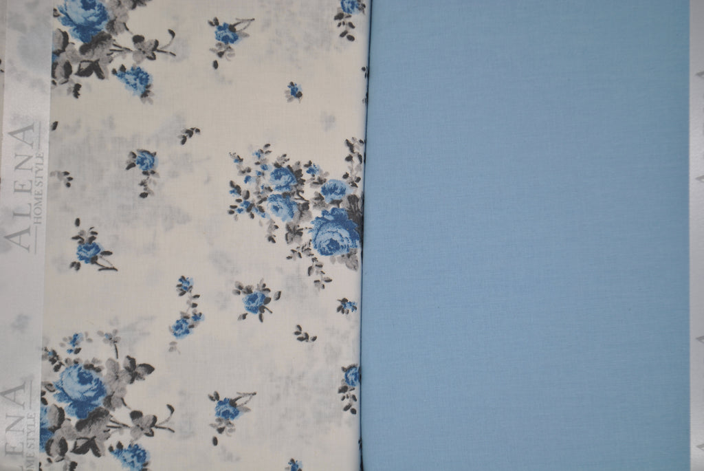 Set copripiumino King Size 100% cotone 60 fili – Copripiumino 220×240 cm + lenzuolo con angoli elastico 160×200+30 cm + 2 federe 50×70 cm – scatola regalo elegante
