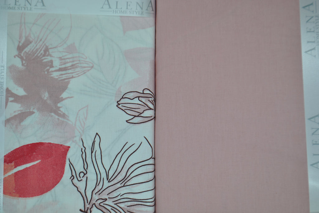 King Size Nevresim Takımı %100 Pamuk 60 Tel – Rahat Yatak Takımı 220×240 cm + Lastikli Çarşaf 160×200+30 cm + 2 Adet Yastık Kılıfı 50×70 cm – Kurdeleli Hediye Kutusu