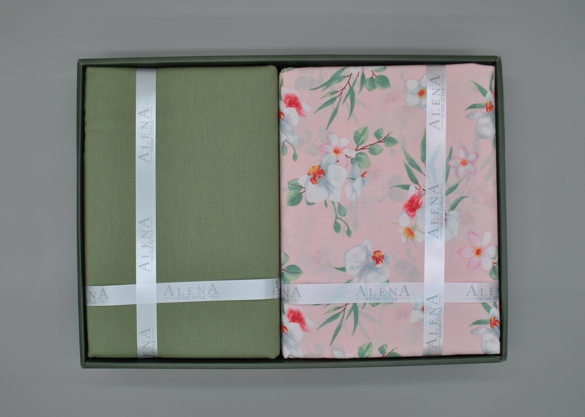 Parure housse de couette King Size 100% coton 60 fils – Ensemble literie 220×240 cm + drap plat 240×260 cm + 2 taies 50×70 cm – coffret cadeau premium
