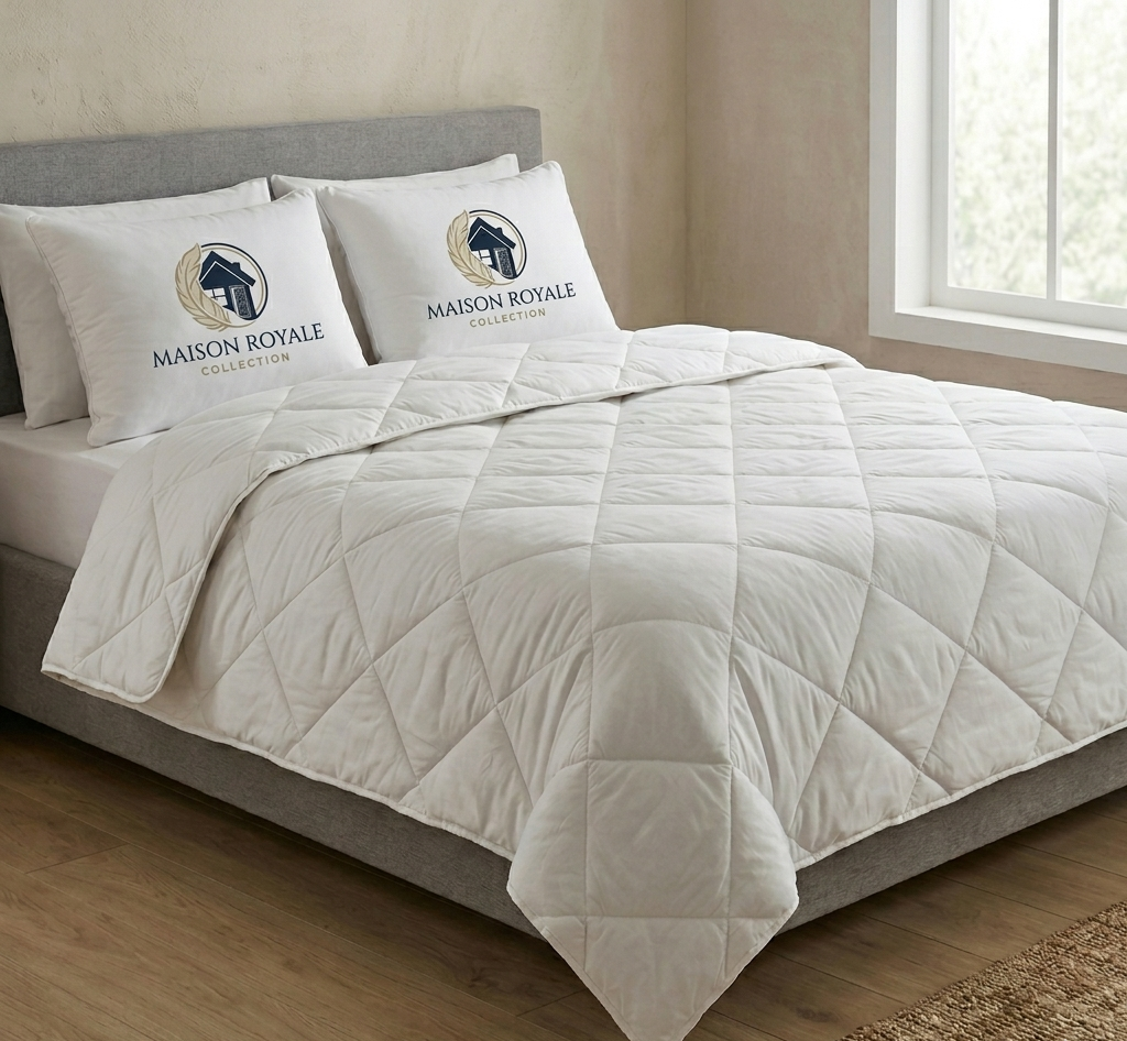 Couette 4 Saisons en Laine Mérinos 220x240 – 3.5 kg – 662 g/m²  | Maison Royale Collection
