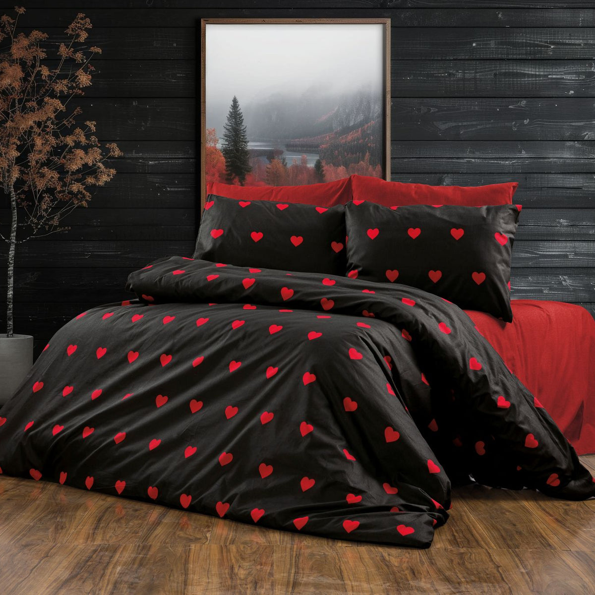 Parure de lit 200×220 cm en coffret cadeau – Élégance moderne et confort durable