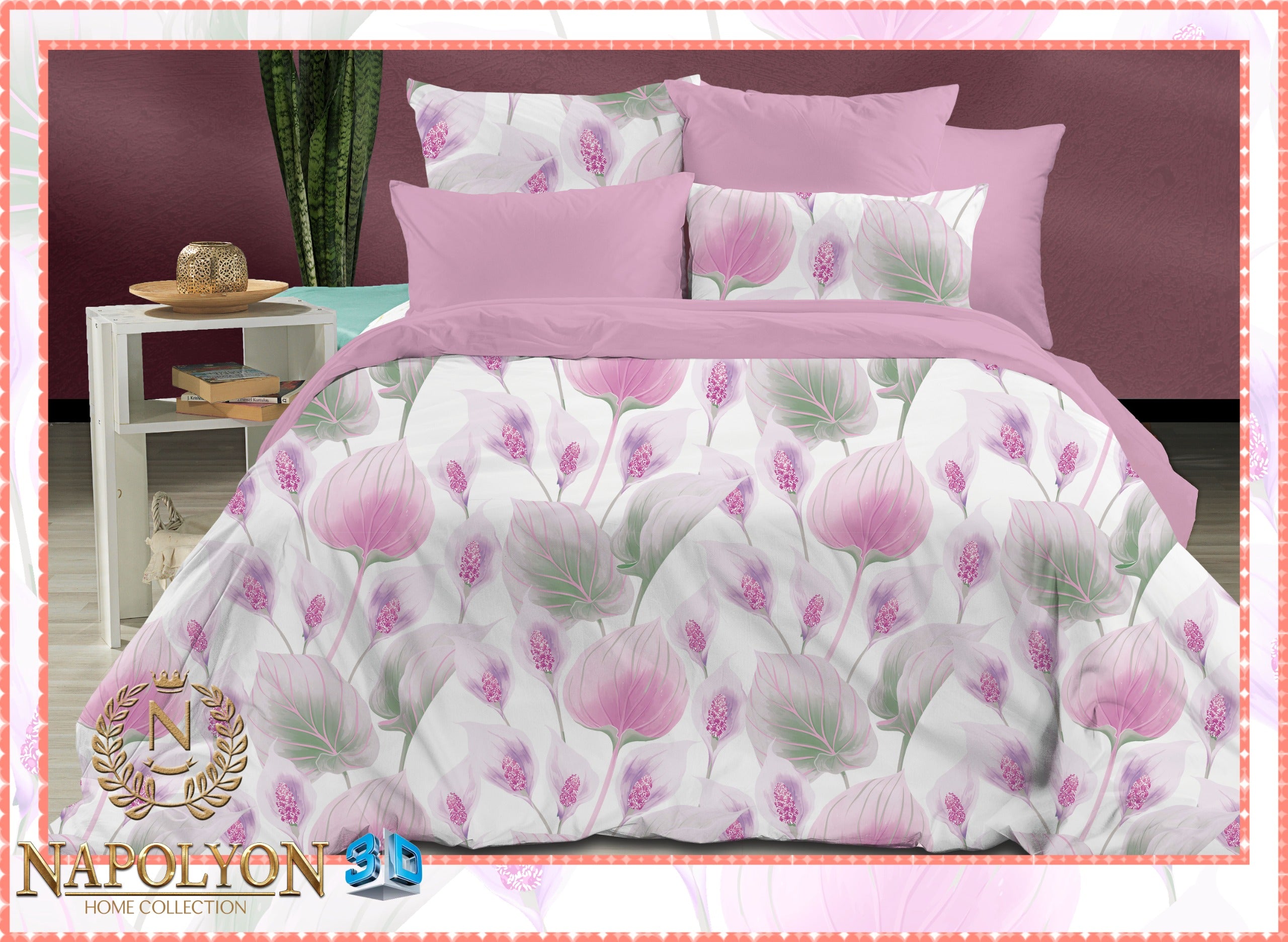 Parure housse de couette King Size 100% coton 60 fils – Literie premium 220×240 cm + drap plat 240×260 cm + 2 taies 65×65 cm – Coffret cadeau élégant avec ruban