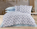 Parure housse de couette King Size 100% coton 60 fils – Housse de couette 220×240 cm + drap housse élastique 160×200+30 cm + 2 taies 50×70 cm – coffret cadeau élégant