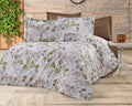 Parure housse de couette King Size 100% coton 60 fils – Ensemble literie confortable 220×240 cm + drap plat 240×260 cm + 2 taies 50×70 cm – coffret cadeau avec ruban