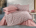 Parure housse de couette 100% coton 60 fils – Literie premium 200×220 cm + drap plat 220×240 cm + 2 taies 50×70 cm – Coffret cadeau élégant avec ruban