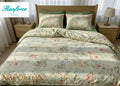 Parure housse de couette King Size 100% coton 60 fils – Literie premium 220×240 cm + drap housse élastique 160×200+30 cm + 2 taies 50×70 cm – coffret cadeau élégant avec ruban