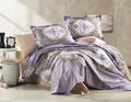 Parure housse de couette 100% coton 60 fils – Literie premium 200×220 cm + drap plat 220×240 cm + 2 taies 50×70 cm – Coffret cadeau élégant avec ruban