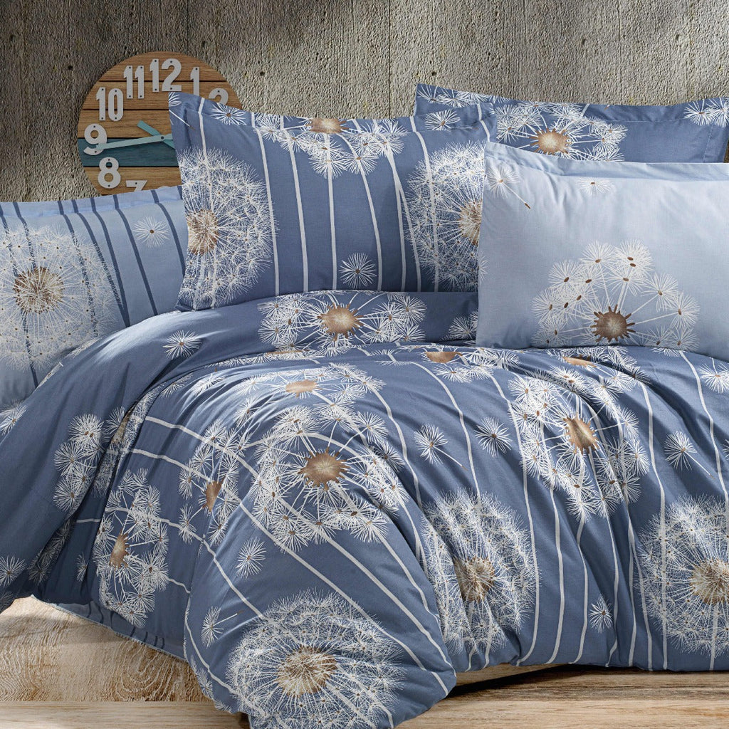 King Size %100 Pamuklu 60 Tel Nevresim Takımı – Rahat Yatak Takımı 220×240 cm + Lastikli Çarşaf 160×200+30 cm + 2 Adet Yastık Kılıfı 50×70 cm – Kurdeleli Hediye Kutusu