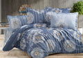 Parure housse de couette King Size 100% coton 60 fils – Ensemble literie confortable 220×240 cm + drap housse élastique 160×200+30 cm + 2 taies 50×70 cm – coffret cadeau avec ruban
