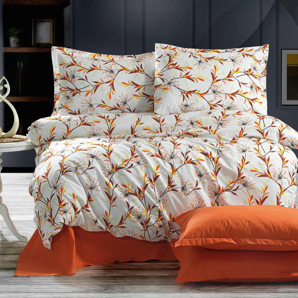 King Boy Yorgan Kılıfı Takımı %100 Pamuk 60 Tel – Şık Nevresim 220x240 cm + Lastikli Çarşaf 160x200+30 cm + 2 Adet Yastık Kılıfı 50x70 cm – Kurdeleli Premium Hediye Kutusu