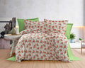 Parure housse de couette 100% coton 60 fils – Literie premium 200×220 cm + drap housse 160×200 +30 cm + 2 taies 50×70 cm – Coffret cadeau élégant avec ruban