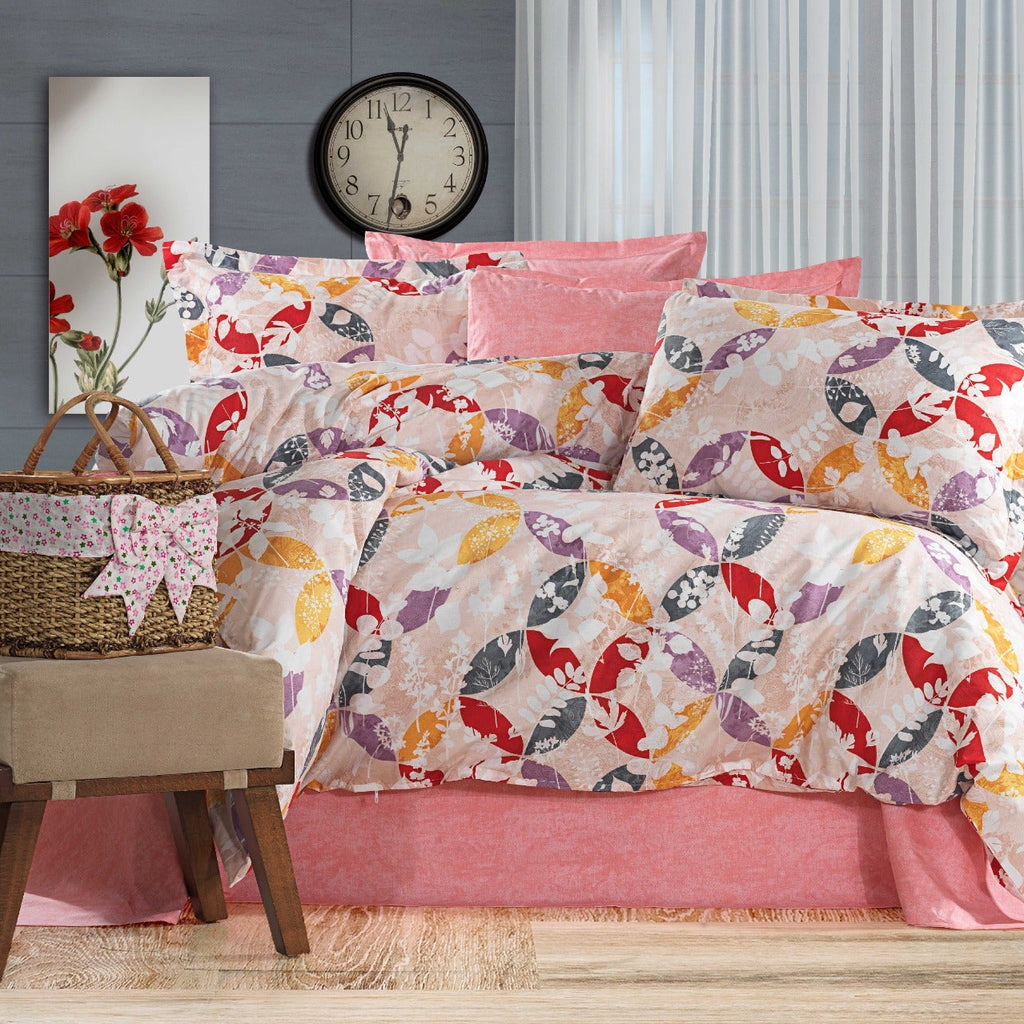 %100 Pamuk 60 Tel Nevresim Takımı – Şık Yatak Takımı 200×200 cm + Çarşaf 160×200+30 cm + 2 Adet Yastık Kılıfı 50×70 cm – Kurdeleli Premium Hediye Kutusu
