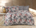 Parure housse de couette King Size 100% coton 60 fils – Literie élégante 220×240 cm + drap plat 240×260 cm + 2 taies 50×70 cm – coffret cadeau avec ruban