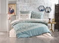 Parure housse de couette polycoton – Literie confortable et résistante 200×200 cm + drap housse 160×200 +30 cm + 2 taies 50×70 cm – Coffret cadeau élégant