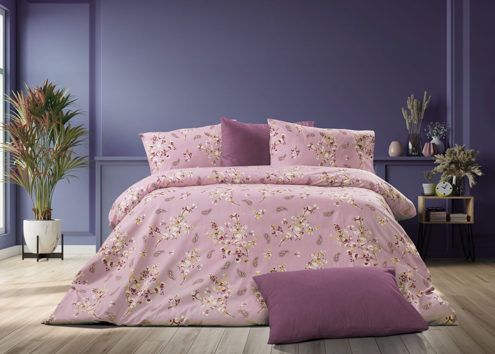 Parure de lit King Size 220×240 cm – Élégance contemporaine et confort durable