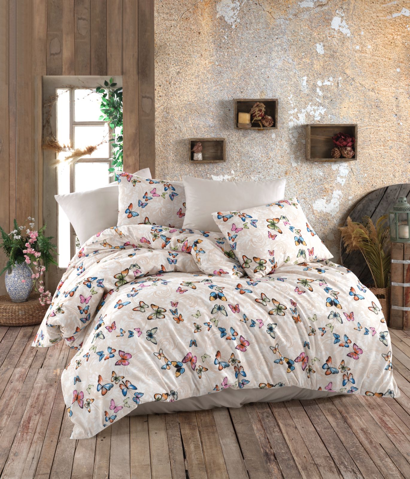Parure de lit 200×220 cm en coffret cadeau – Élégance moderne et confort durable