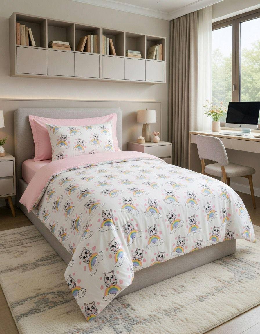 Parure Complète Enfant 100% Coton | Maison Royale Collection