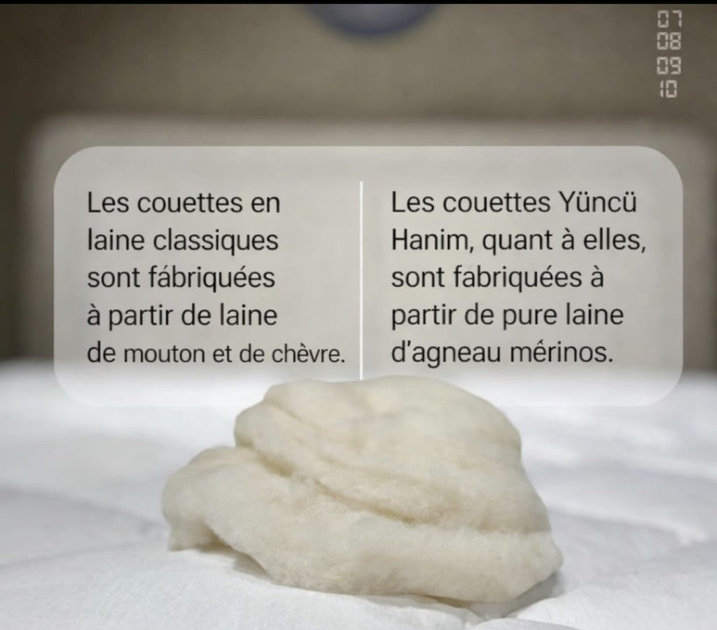 Oreiller Ferme en Laine Mérinos 50x70 – Garnissage 1250 g | Maison Royale Collection