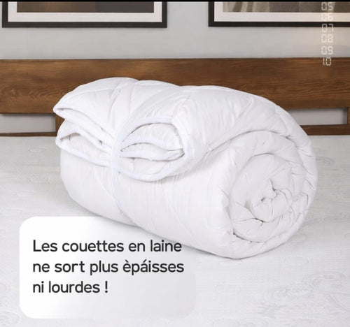 Couette Bébé Premium en Pure Laine d’Agneau 95x145 cm – 100 % Naturelle – Confort Toutes Saisons | Maison Royale Collection